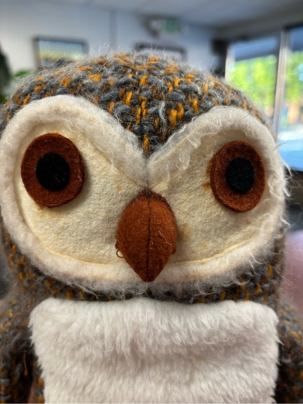 Rare 1960s Brendatoys Stuffed Owl Made in England